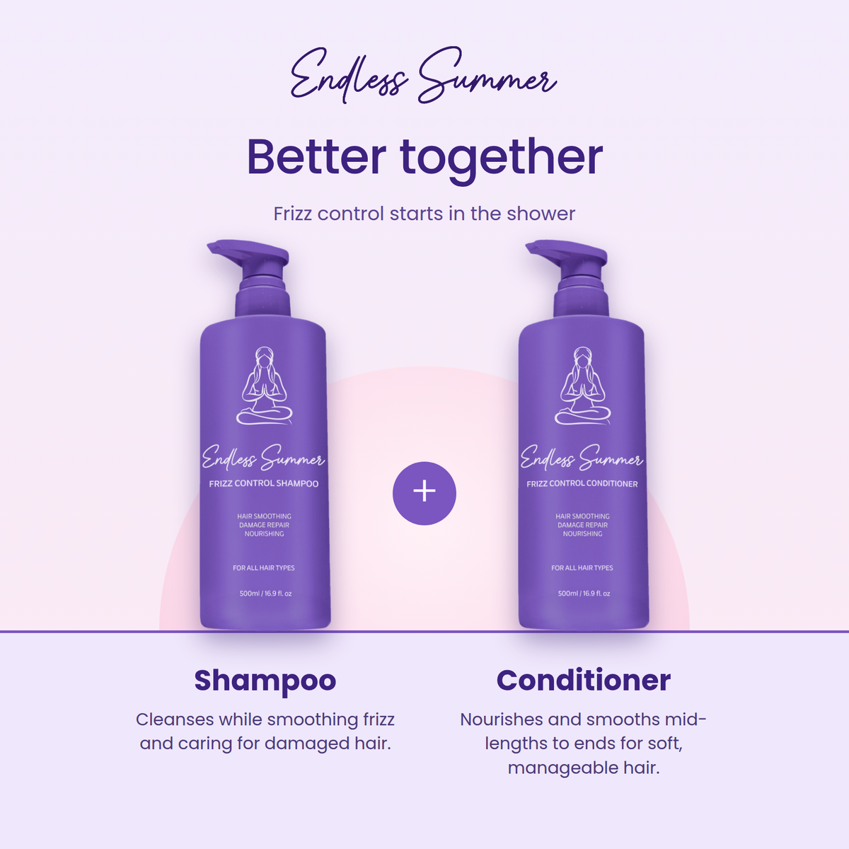 Endless Summer Frizz Control Shampoo + Conditioner Duo – view 8