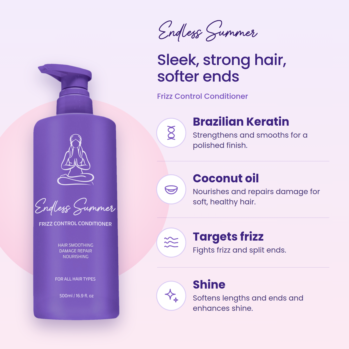 Endless Summer Frizz Control Conditioner – view 4