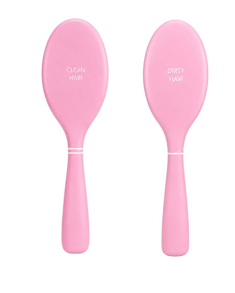 Dirty Hair | Clean Hair 2 Set Hair Brush – Dirty & Clean