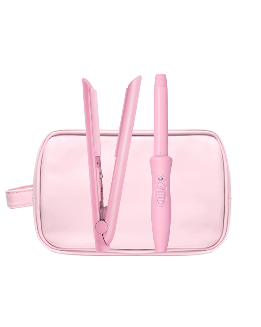 Double Take - Duet - Mini Flat Iron + Mini Curler