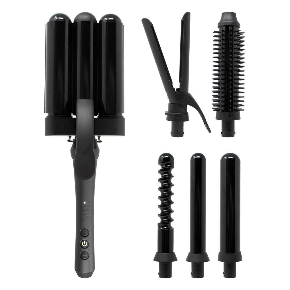 Infinite Wand 6-in-1 Multi-Attachment Hair Curler
