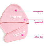 Glow Down Microfiber Hair Towel – view 3
