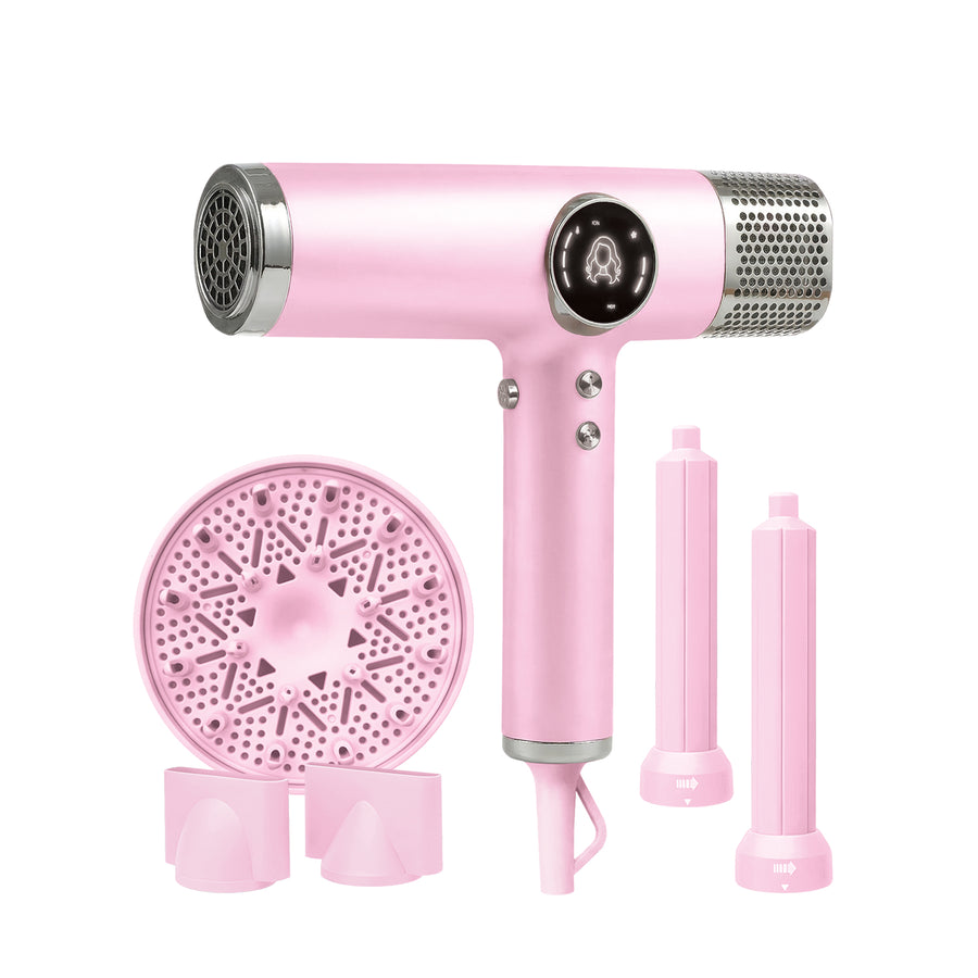 Iconic IQ - Digital Blow Dryer With 5X Styling Attachments