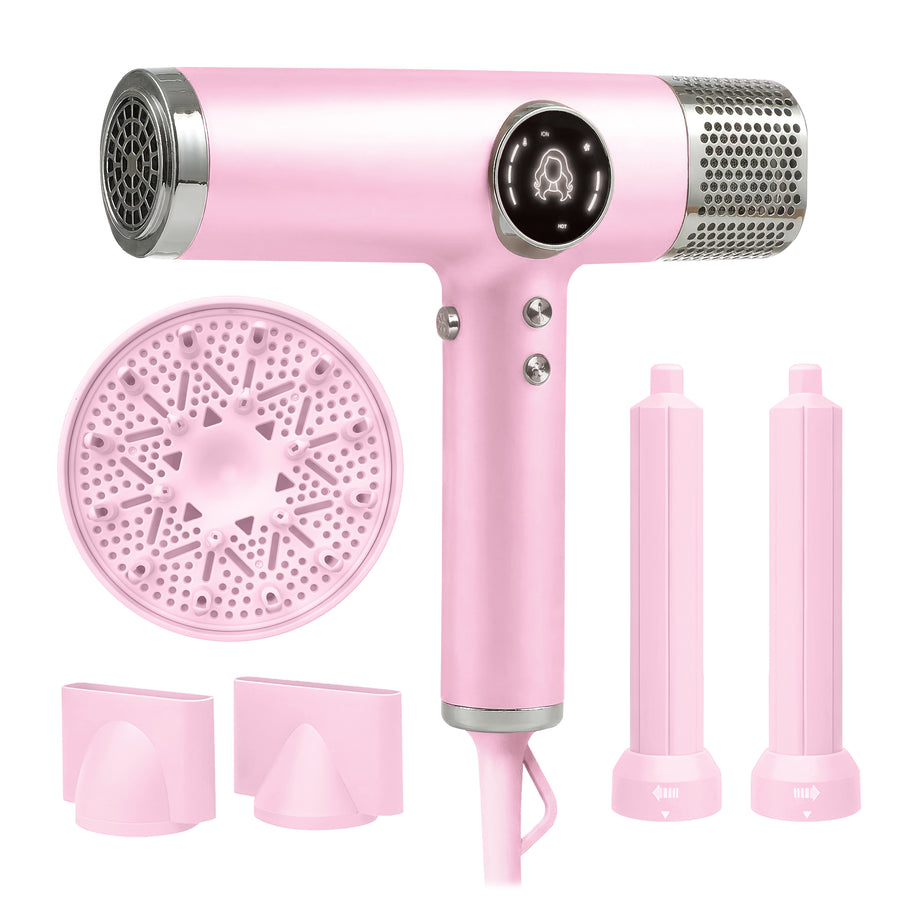 Iconic IQ - Digital Blow Dryer With 5X Styling Attachments
