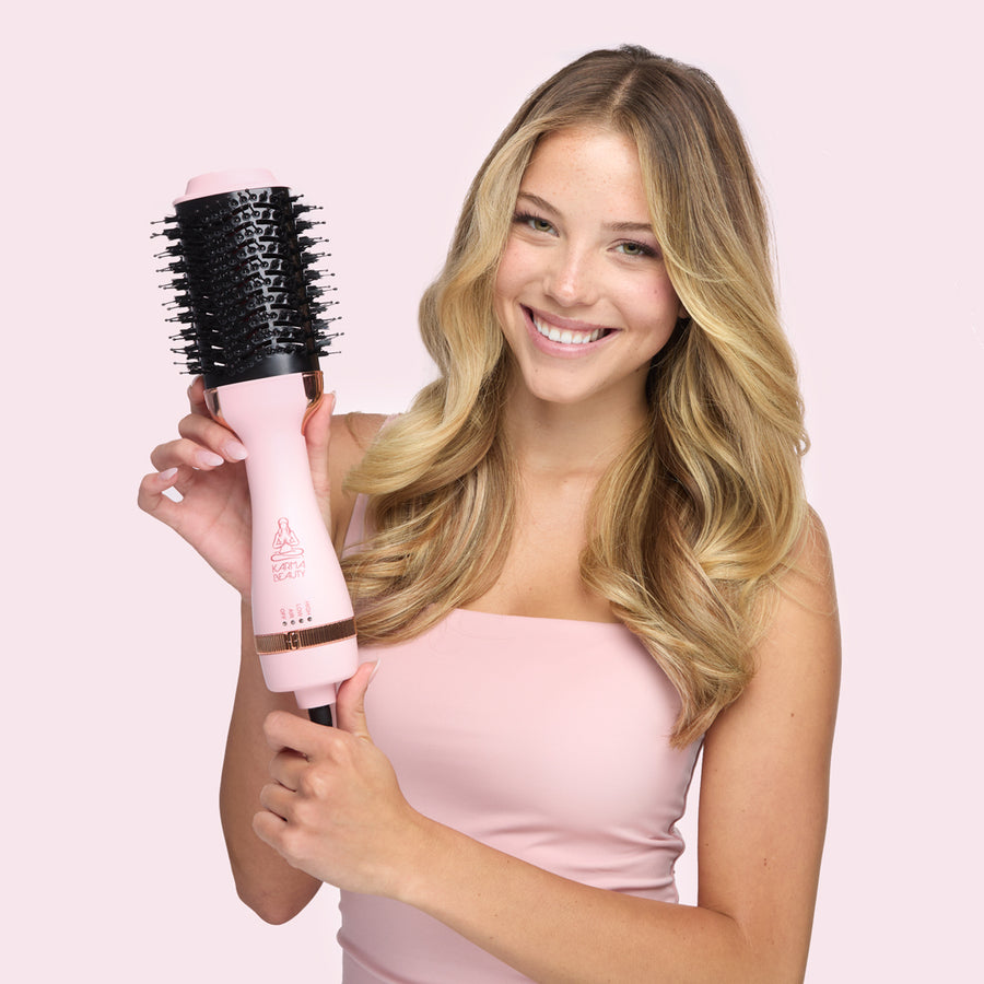 Infrared Seabreeze  Round Blowout Brush – Infrared Blow Dry Brush for Frizz-Free Hair