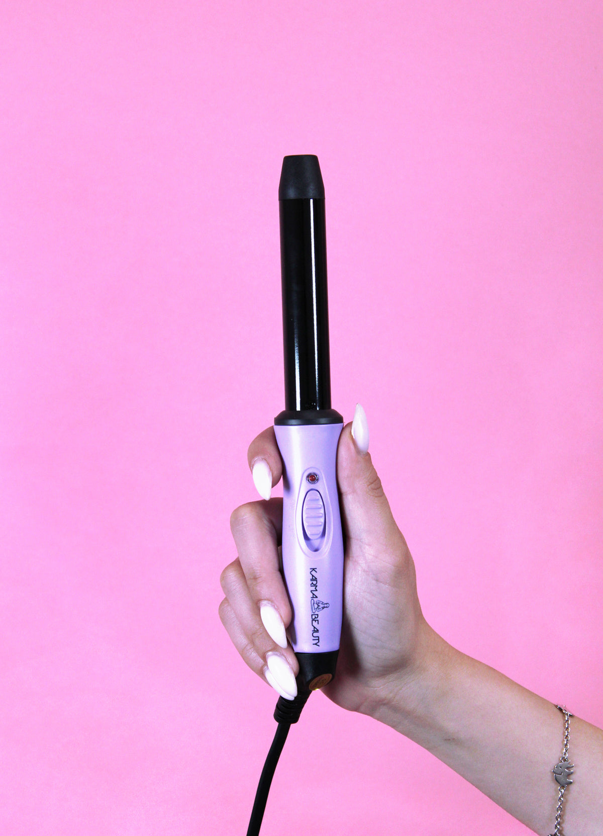Small curling wand for bangs and layers